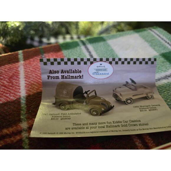 Hallmark 1968 Murray Jolly Roger Flagship Keepsake Ornament Kiddie Car classics - Picture 4 of 6